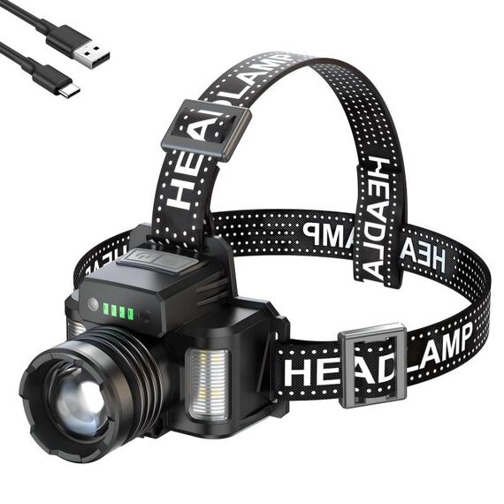 HL-03 Faro da lavoro con zoom a induzione intelligente (nero)