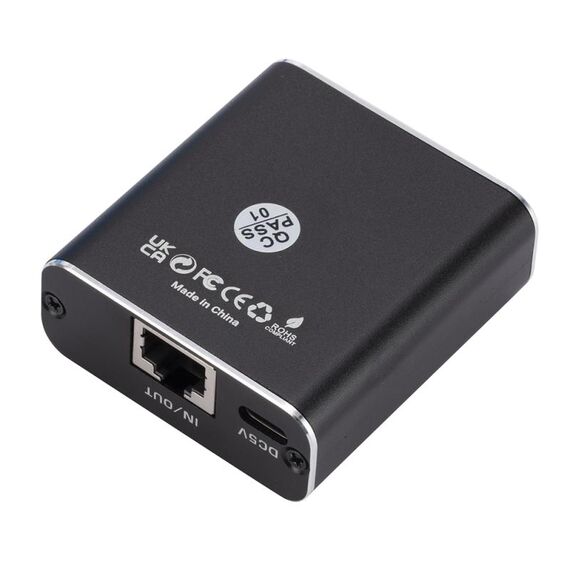 Switch bidirezionale di rete RJ45 da 2,4 GHz+5 GHz (nero)