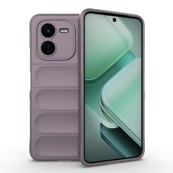 Per vivo iQOO Z9X 5G Magic Shield TPU + custodia per telefono in flanella (viola)