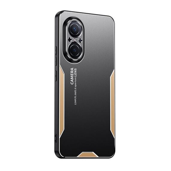 Per Honor 50 SE Blade Series Custodia per telefono ibrida in metallo TPU (oro)