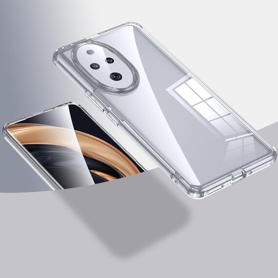 Per Honor 200 Pro Armor Custodia rigida per PC in TPU trasparente (trasparente)