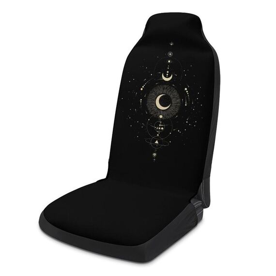 Forniture per la decorazione dell'automobile della protezione del sedile stampata universale per auto, stile: Gold Moon