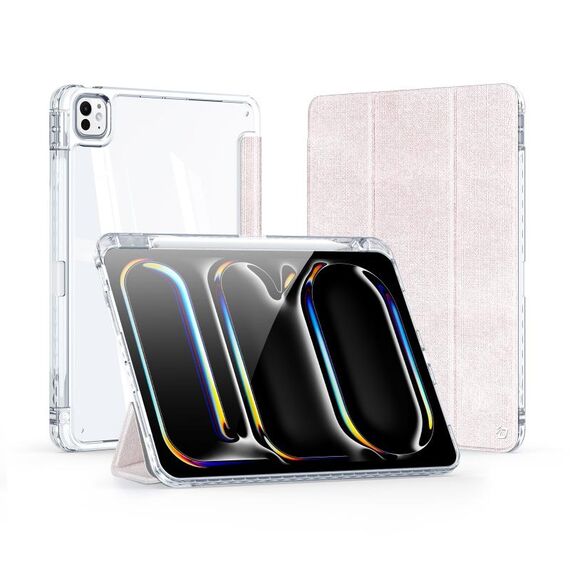 Custodia smart tablet PU+TPU per iPad Pro 11 2024 DUX DUCIS Unid serie (rosa)