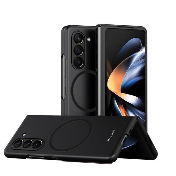 Custodia protettiva magnetica antiurto per Samsung Galaxy Z Fold6 Skin Feel (nera)