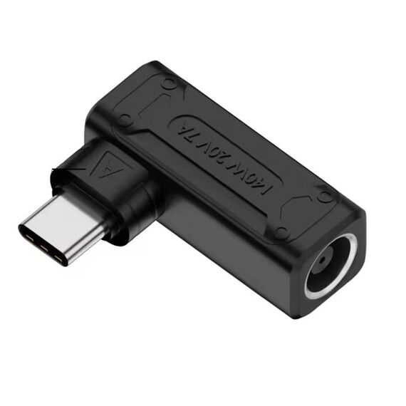 Adattatore di ricarica per computer da 140 W DC 5 V/9 V/20 V femmina a USB-C/Type-C maschio (DC 7909 A)