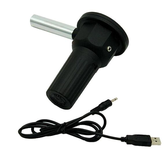Accessori per barbecue all'aperto con ventilatore per griglia 5V DC con cavo USB (nero)
