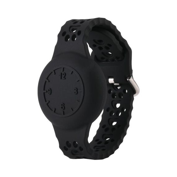 Per Airtag Cat Claw Posizionatore cinturino orologio Custodia protettiva Dispositivo anti-smarrimento Custodia impermeabile (Nero)