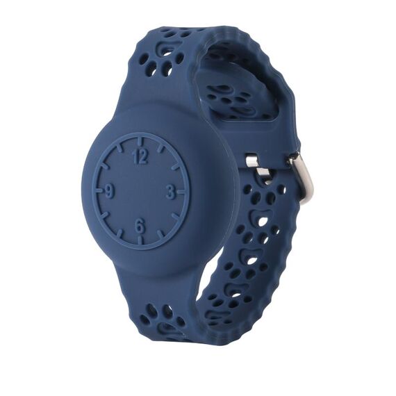 Per Airtag Cat Claw Posizionatore cinturino orologio Custodia protettiva Dispositivo anti-smarrimento Custodia impermeabile (Deep Blue)