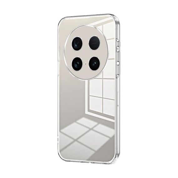 Per vivo X100 Custodia per telefono con foro sottile con placcatura ultra trasparente (trasparente)