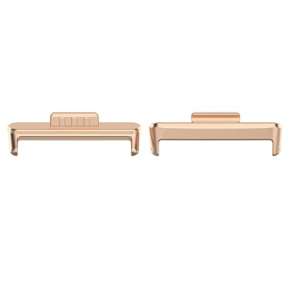Per Huawei Watch Fit3 20mm 1 paio di connettori per cinturino in metallo (oro rosa)