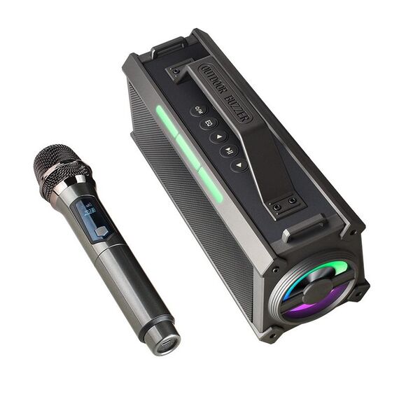 L202 Altoparlante Bluetooth wireless portatile da esterno Altoparlante per karaoke domestico, Stile: microfono singolo