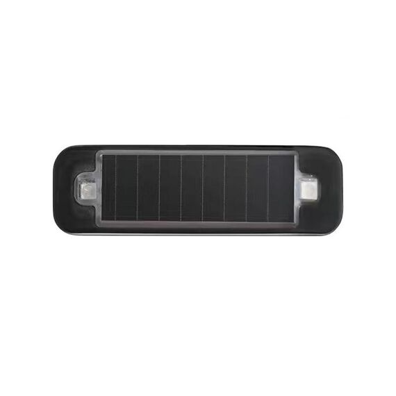 Luce di avvertimento solare Anti-collisione posteriore LED lampeggiante (sensore di vibrazione Symphony + nero)
