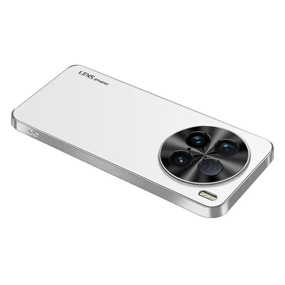 Per vivo X100 Ultra AG Custodia per telefono in acrilico galvanico satinato (bianco argento)