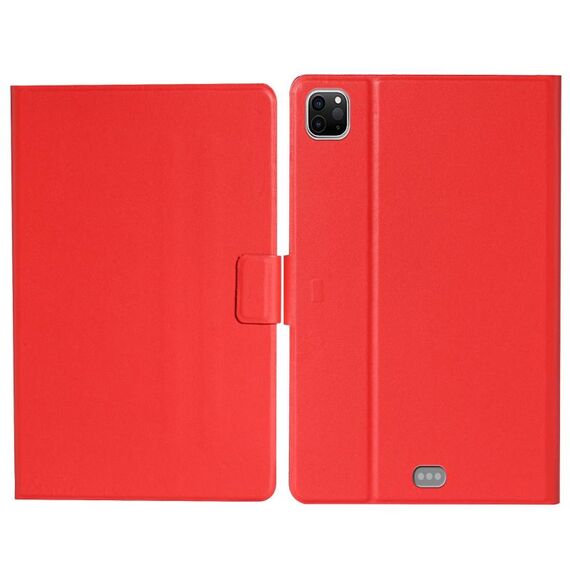 Custodia per tablet in pelle smart color puro per iPad Pro 11 2024 (rossa)