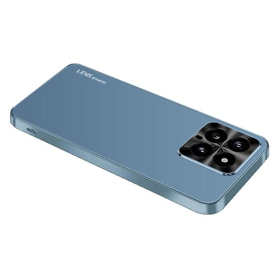 Per Xiaomi 14 AG Custodia per telefono in acrilico galvanico satinato (blu navy)