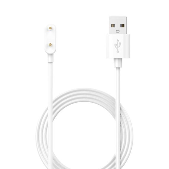 Cavo di ricarica per orologio con porta USB per Huawei Watch Fit3 / Honor Choice Haylou Watch, con chip (bianco)