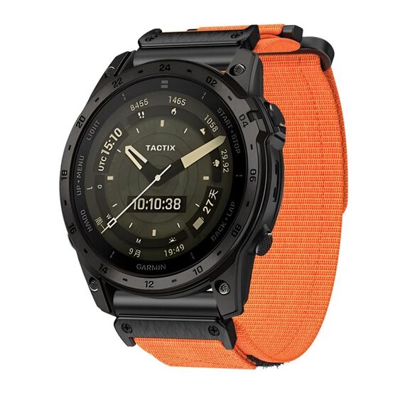 Per cinturino in nylon a due sezioni Garmin Descent MK 2 da 26 mm (arancione)