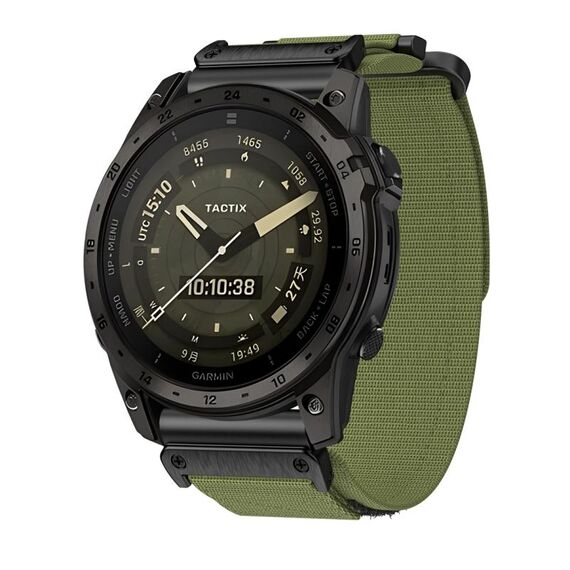 Per cinturino in nylon a due sezioni Garmin Descent MK 2 da 26 mm (verde militare)