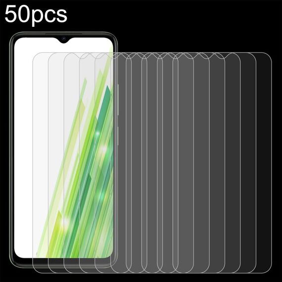 Per Itel P55 5G 50 pezzi 0,26 mm 9H 2,5D Pellicola in vetro temperato