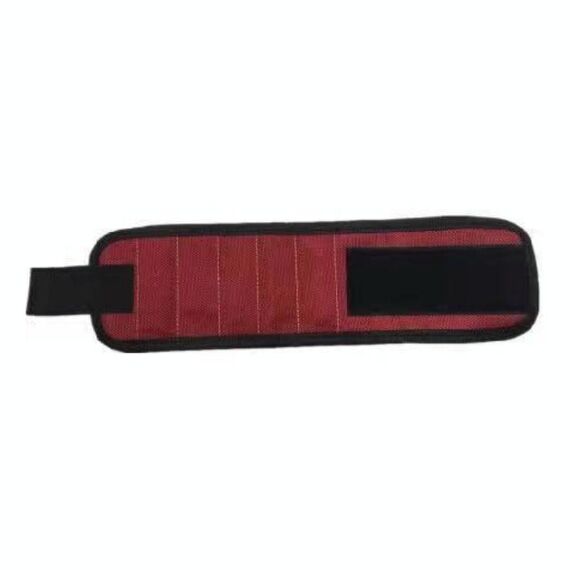 Cinturino da polso magnetico potente multifunzionale per la lavorazione del legno elettrico, stile: cinque file rosso