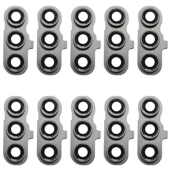 Per Samsung Galaxy S23 FE SM-S711B 10 pezzi Copriobiettivo fotocamera posteriore originale (nero)