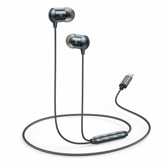 Yesido YH43 Tipo C / USB-C Auricolare cablato in-ear con interfaccia, Lunghezza: 1,2 m (Nero)
