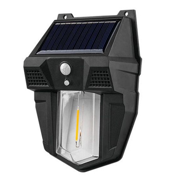Lampada da notte con sensore per patio impermeabile da parete al tungsteno a luce solare esterna, specifica: 1-1LED