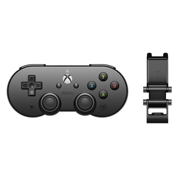 Gamepad wireless 8BitDo N30 Pro Microsoft Cooperazione Edition con supporto regolabile (nero)