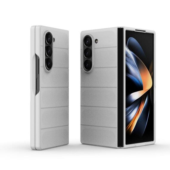 Per Samsung Galaxy Z Fold6 Magic Shield Fold Custodia antiurto per PC (grigio)