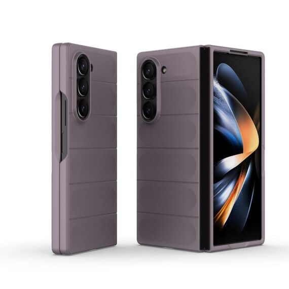 Per Samsung Galaxy Z Fold6 Magic Shield Fold Custodia antiurto per PC (viola)