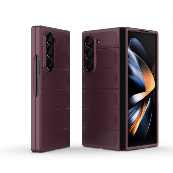 Custodia antiurto per PC Magic Shield Fold per Samsung Galaxy Z Fold6 (vino rosso)