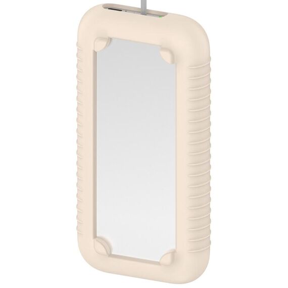 Per gli accessori Apple Vision Pro Custodia protettiva in silicone per custodia Power Bank (Starlight)