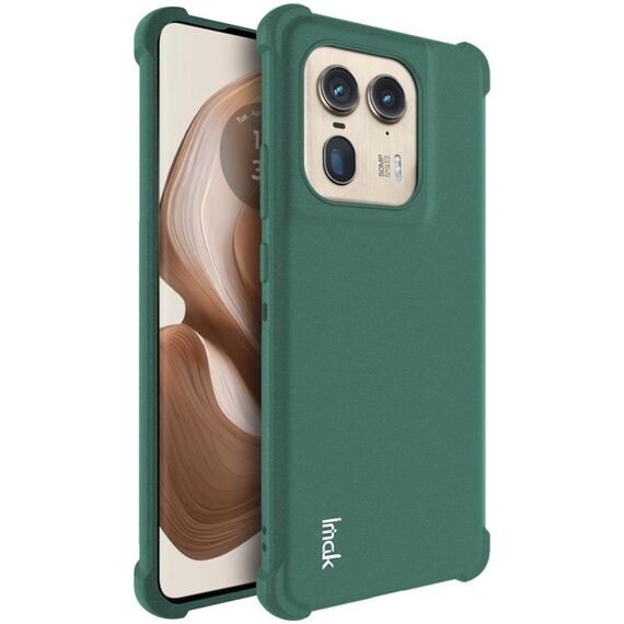 Custodia per telefono in TPU antiurto imak per Motorola Edge 50 Ultra 5G (verde opaco)
