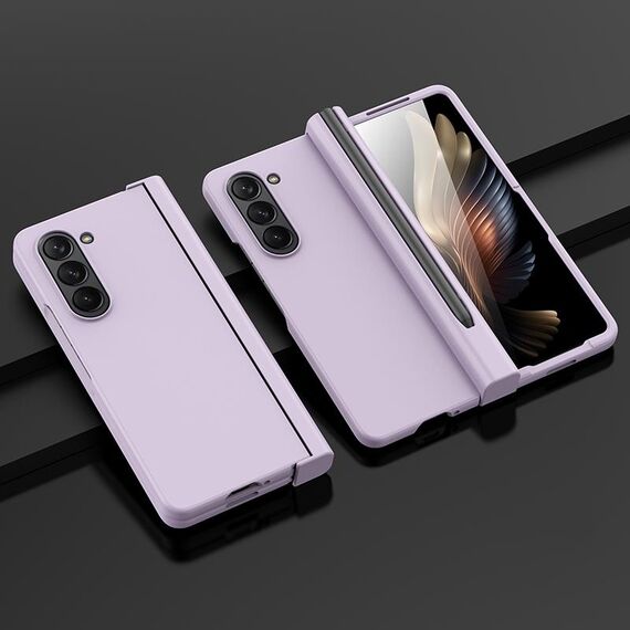 Custodia per telefono antiurto integrata per Samsung Galaxy Z Fold6 con slot per penna (viola)