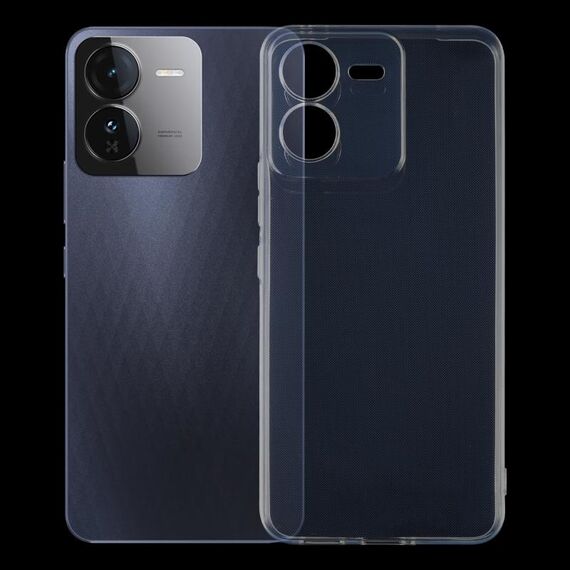 Per vivo iQOO Z9 Custodia per telefono in TPU trasparente ultrasottile