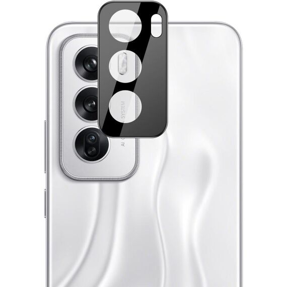Per OPPO Reno12 5G imak Pellicola per lente in vetro integrata ad alta definizione Versione nera