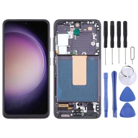 Display TFT LCD con Cornice per Samsung Galaxy S23 SM-S911B - No Impronte Digitali EDA005572607 6922702324416