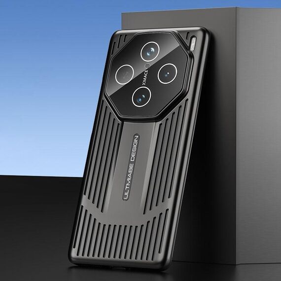 Per vivo X100 Pro Ice Sense Dissipazione del calore Galvanotecnica Custodia per telefono smerigliata (Nero)