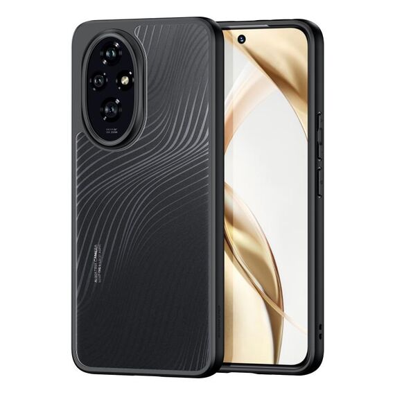 Per Honor 200 DUX DUCIS Aimo Series Custodia in TPU + PC con sensazione smerigliata (nera)