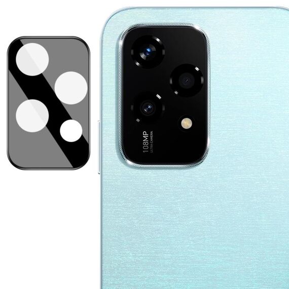Per Honor 200 Lite Global IMAK Obiettivo fotocamera posteriore Pellicola in vetro Versione nera