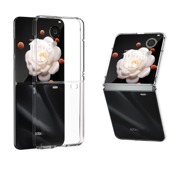 Per Honor Magic V Flip Custodia per telefono trasparente per PC a copertura totale
