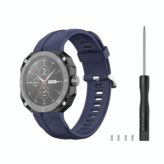 Per Huawei Watch GT Cyber cinturino sportivo in silicone (blu notte)
