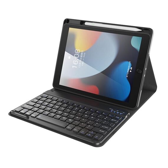 Per iPad Air 2020 / Pro 11 2021 2020 TOTU PC-1 Custodia in pelle con tastiera magnetica Smart Control (Nero)
