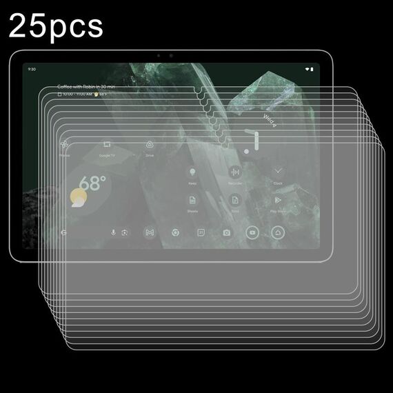 Per Google Pixel Tablet 2 11 25 pezzi 9H 0,3 mm Pellicola in vetro temperato antideflagrante