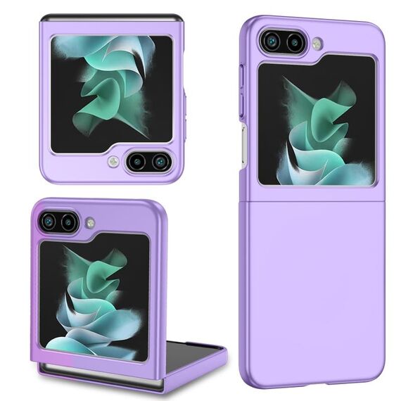 Per Samsung Galaxy Z Flip6 5G Custodia per telefono pieghevole Armor (viola)