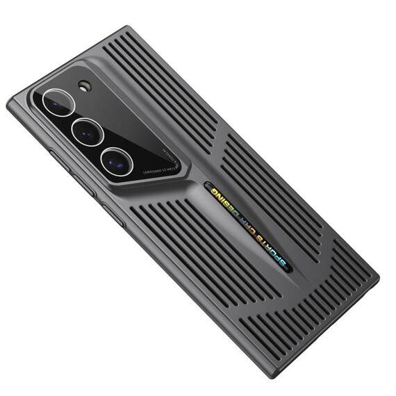 Per Samsung Galaxy S22 5G Blade Cooling PC Custodia per telefono a copertura totale (nero grafite)