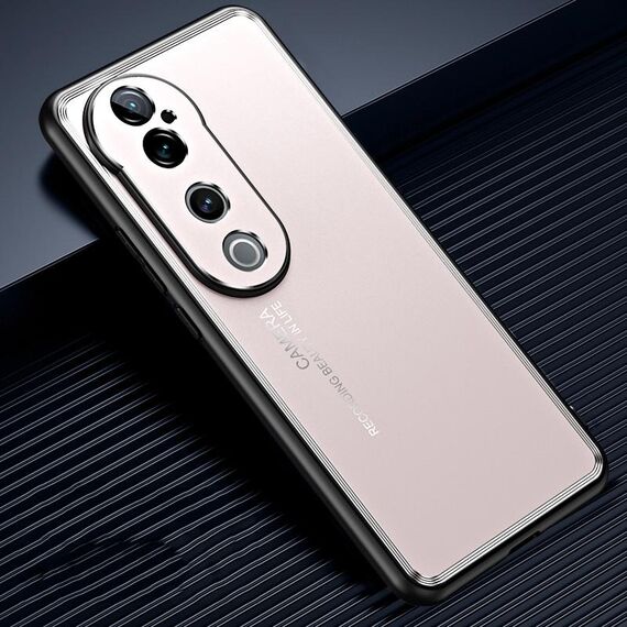 Per vivo S19 Pro Custodia per telefono in metallo satinato (oro)