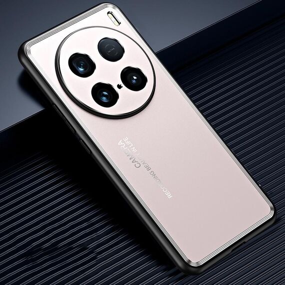 Custodia per telefono in metallo ultra satinato per vivo X100 (oro)