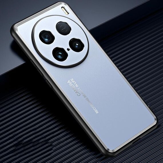Per vivo X100 Ultra Custodia per telefono in metallo satinato (blu)