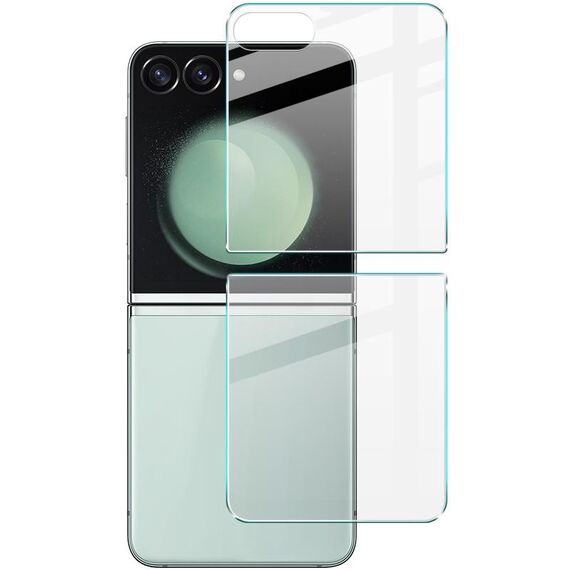 Per Samsung Galaxy Z Flip6 IMAK serie H set di pellicole in vetro posteriore temperato